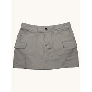 Billabong Khaki Tan Cargo Mini Skirt Utility Twill Y2K Gorpcore Size 5/26